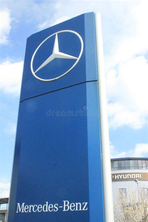 Mercedes Benz Pylon Editorial Photography Image Of Dealership 52041712