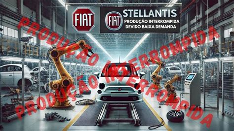 Stellantis interrompe produção de carro famoso da Fiat devido à baixa