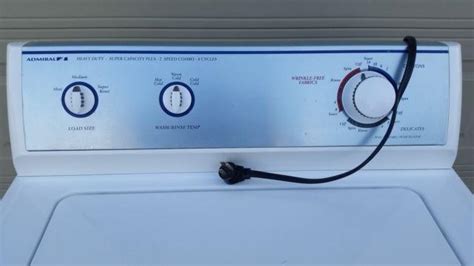 Admiral Super Capacity Plus Washer Washing Machine Only White Color For Sale In Hanford Works