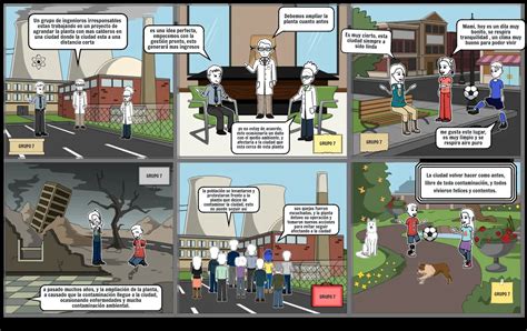 Contaminación Ambiental Storyboard By 4f2e4d98