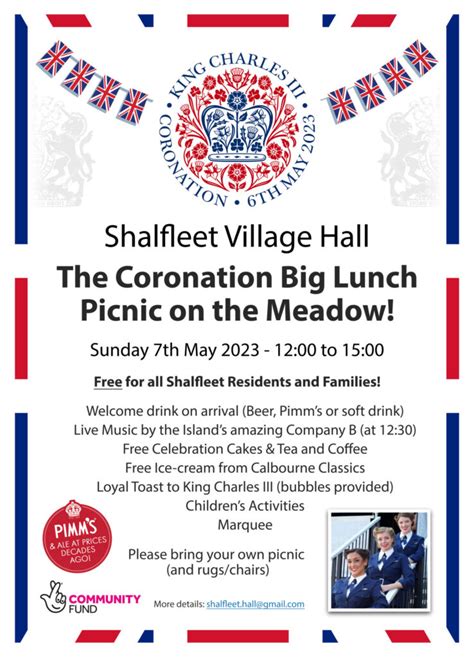 CORONATION BIG LUNCH - Shalfleet Village Hall