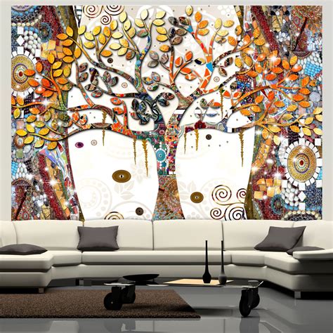 Compre Papel De Parede Auto Adesivo Decorated Tree Kunstloft