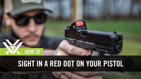 How To Sight In A Red Dot On Your Pistol Youtube