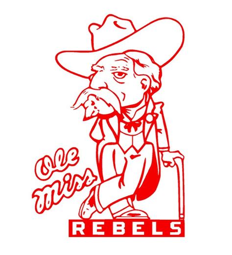 Ole Miss Rebels Decal Sticker Car Decal By Pazabri On Etsy