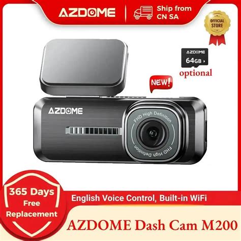 Azdome Mini Dash Cam M Voice Control P Fov Wifi App Car Dvr