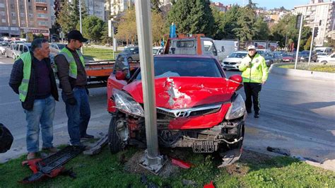 Samsunda Kav Akta Iki Otomobil Arp T Yaral Samsun Haberleri