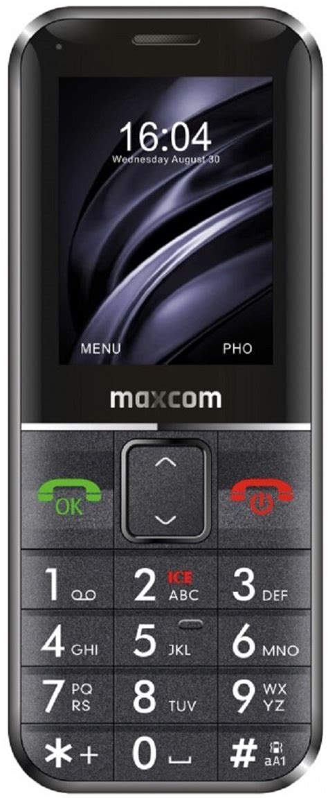 Maxcom Comfort Mm Czarny Opaska Sos Telefon Niskie Ceny I Opinie