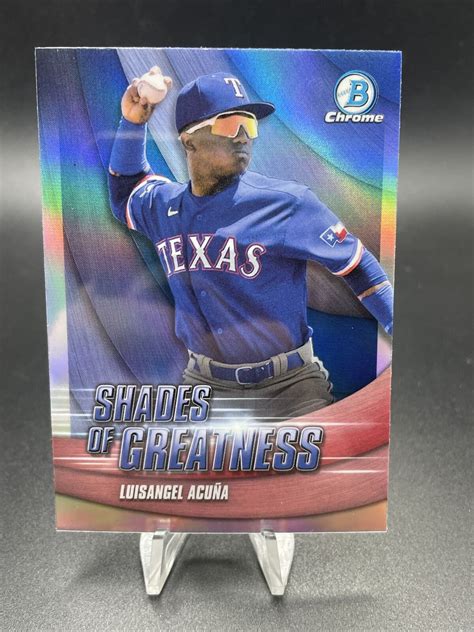 2022 Bowman Chrome LUISANGEL ACUNA Shades Of Greatness Insert SG 20