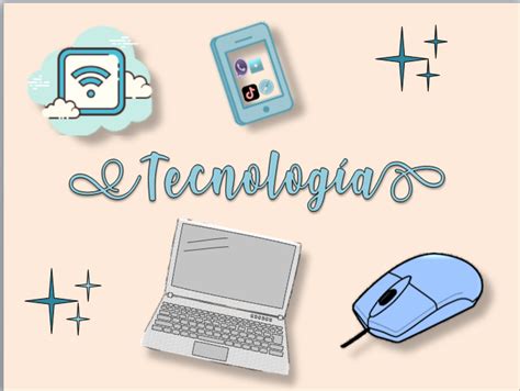 Idea De Portada Para Tus Trabajos De Tecnologia Sigueme Para Mas De