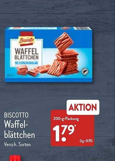 Biscotto Waffel Bl Ttchen Angebot Bei Aldi Nord Prospekte De