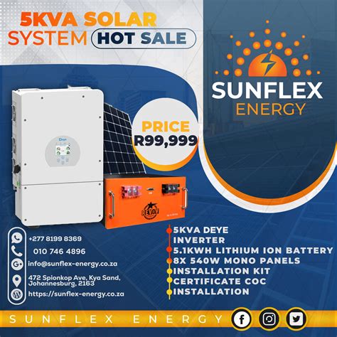 5KVA SOLAR SYSTEM Sunflex Energy