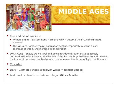 PPTX 300 1400 CE MIDDLE AGES Rise And Fall Of Empire S Roman Empire