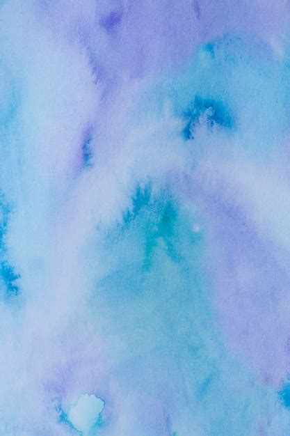 Fond Aquarelle Bleu Et Violet Photo Premium