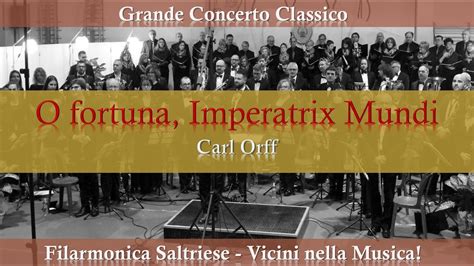 O Fortuna Imperatrix Mundi Concerto Classico Ep 1 YouTube