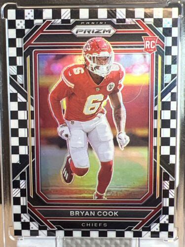 Bryan Cook Panini Nfl Prizm Rc Rookie Black White Checkerboard