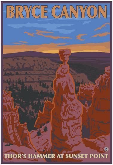 Thor S Hammer Bryce Canyon Utah Posters Allposters Bryce