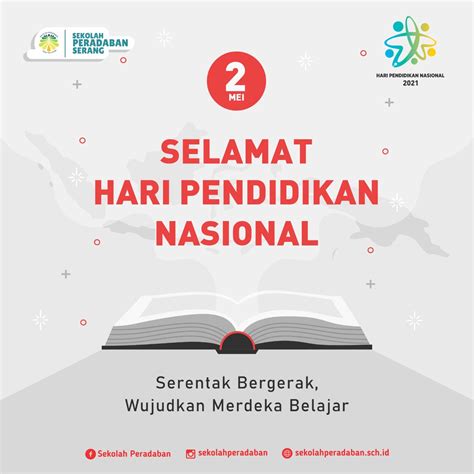 Selamat Hari Pendidikan Nasional 2021 Media Sekolah Peradaban Serang