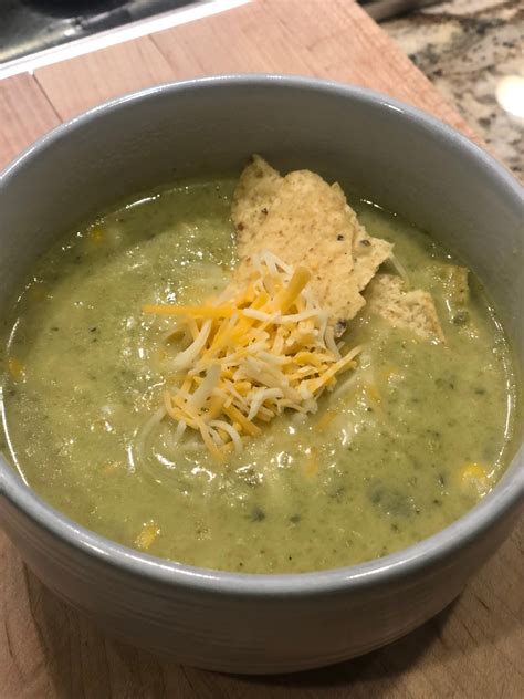 Creamy Roasted Poblano Soup One And Done Recipes