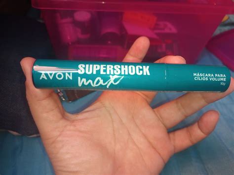 Mascara Para C Lios Volume Supershock Max Avon Maquiagem Feminina