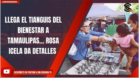 Llega El Tianguis Del Bienestar A Tamaulipas Rosa Icela Da Detalles