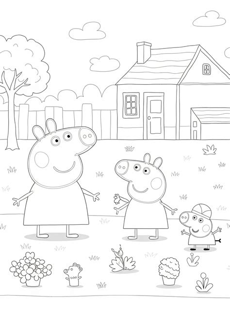 Peppa Pig Desenho Para Colorir - 8