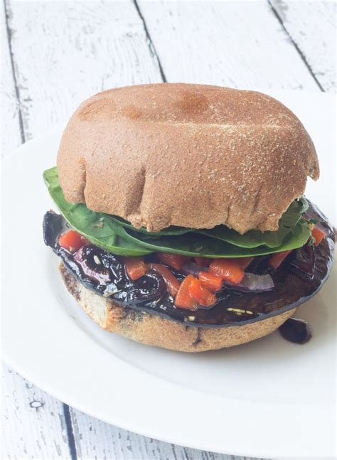 This Portobello Mushroom Sandwich Is Chewy Hearty And Tangy From A Flavorful Vinegar Marinade