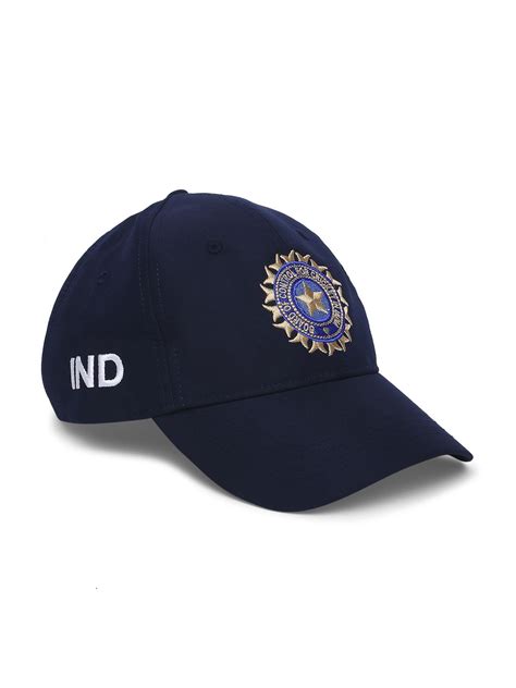 Buy Official Icc Cwc Men Navy Blue Embroidered Vintage Cricket Cap