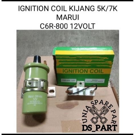 Jual IGNITION COIL COIL PANJANG BOTOL KIJANG 5K 7K MARUI C6R 800 12VOLT