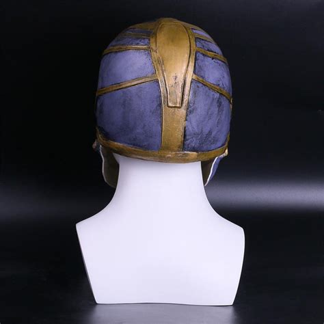 2018 Avengers: Infinity War Thanos Cosplay Helmet Mask Full Latex