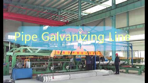 Wrd New Gi Plant Steel Pipe Hot Dipped Galvanizing Plant For A Top