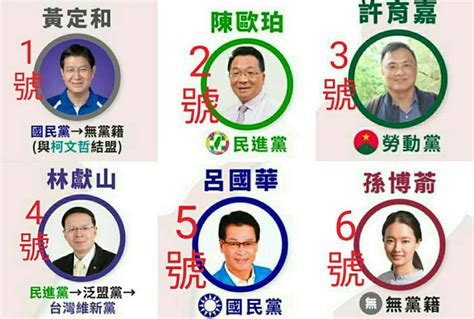 【記者趙奇濤 譚杰 宜蘭報導】 宜蘭縣立委選舉號次抽籤今早（18）九時在宜蘭縣政府舉行，抽籤結果：無黨籍候選人黃定和1號、民進黨候選人陳歐珀2號、勞動黨候選人許育嘉3號、台灣維新候選人林獻山4