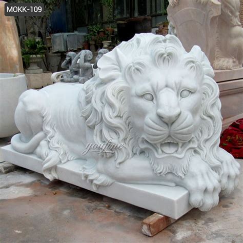 Marble Lion Statue For Sale Marble Lion Statue MOKK 109 You Fine Art