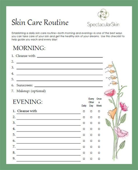 A Skin Care Routine Checklist Can Help Establish A Daily Protocol For