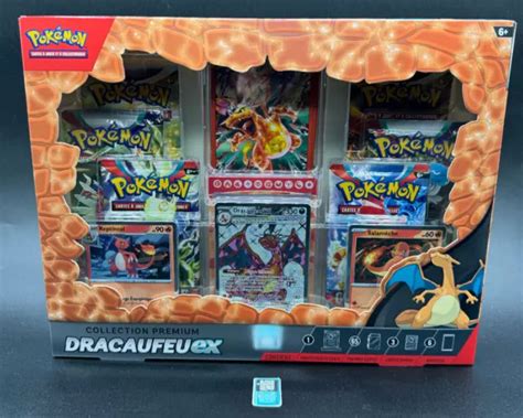 Coffret Pok Mon Dracaufeu Ex Premium Collection Boosters Neuf Fr