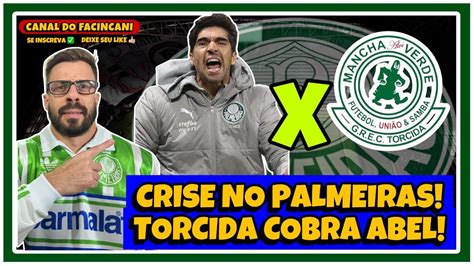 AO VIVO VERGONHA CRISE NO PALMEIRAS TORCIDA COBRA ABEL NO CT