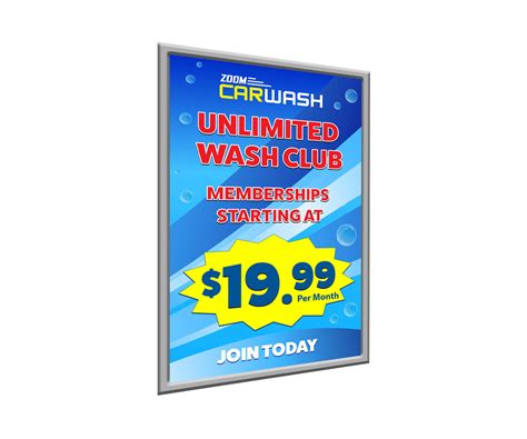 28x44 Windmaster Insert Sign Mr Foamer Car Wash Equipment