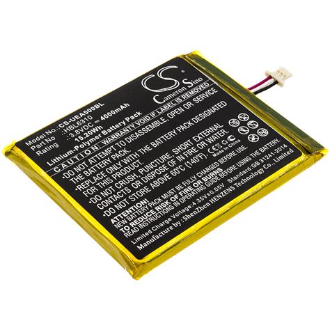 Unitech HBL6310 Akku 3 8v 4000mAh Tarvikeakku Li Polymer Suomenakut