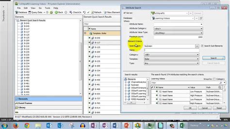 Osisoft Pi Basics Connect To And Search A Pi System Youtube