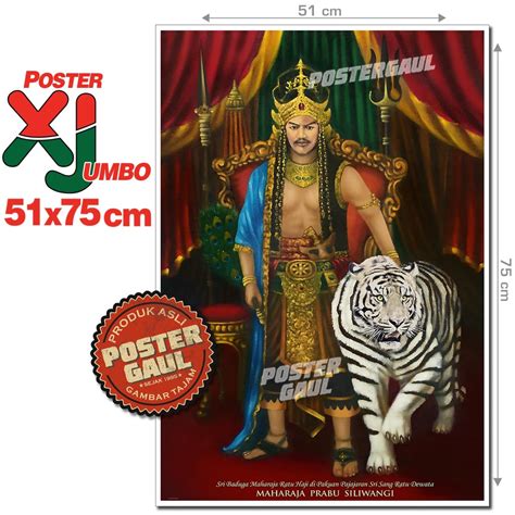 Jual Poster Xjumbo Reproduksi Lukisan Prabu Siliwangi Xjfjp