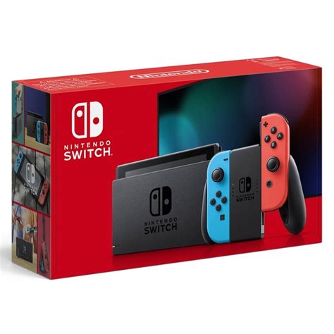 Nintendo Switch Neon Red/Blue with Improved Battery Life | Smyths Toys ...