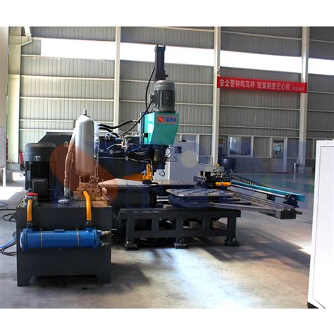 CNC Hydraulic Punching And Marking Machine For Plates China Steel