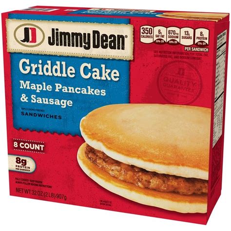 Jimmy Dean Griddle Cake Maple Pancakes And Sausage 32 Oz Instacart