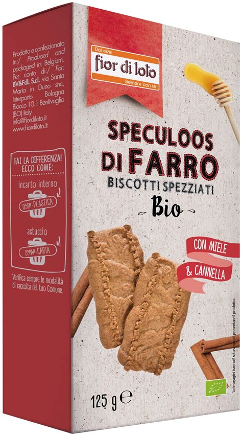 Biscotti Speculoos Di Farro Con Miele E Cannella Fior Di Loto