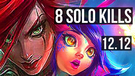 Katarina Vs Neeko Mid 8 Solo Kills 2 0m Mastery Legendary 22 4 6