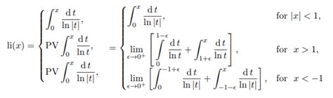 Logarithmic Integral Function Definition Statistics How To