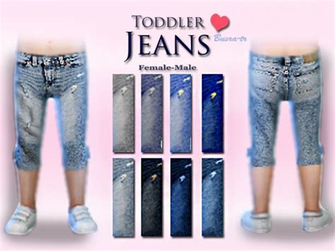 The Sims Resource: JeansX Toddler by busra-tr • Sims 4 Downloads