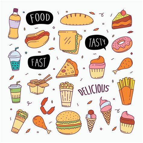 Cute Food Doodles