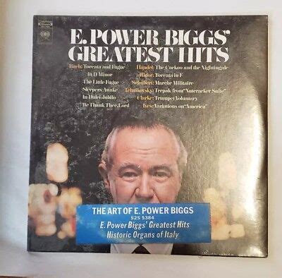 E Power Biggs Greatest Hits Record Lp Vinyl Album Sealed Ebay