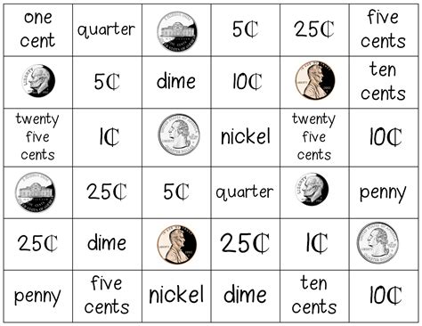 Printable Money Games