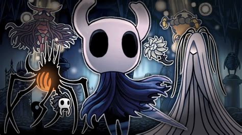 Hollow Knight Alma de Aço 7 Pranteadora Cinzenta Nosk Xero e Elder